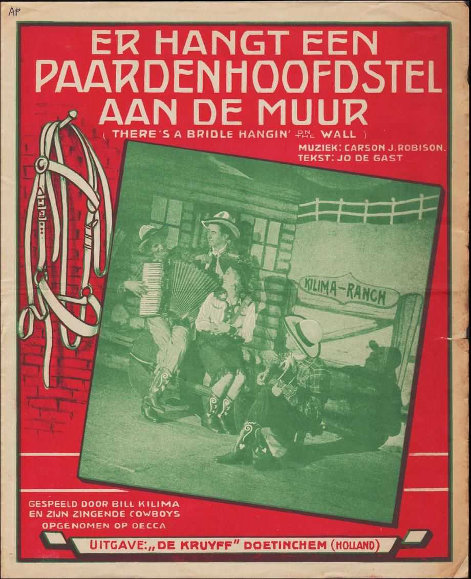 Er hangt een paardenhoofdstel aan de muur Muziekschatten